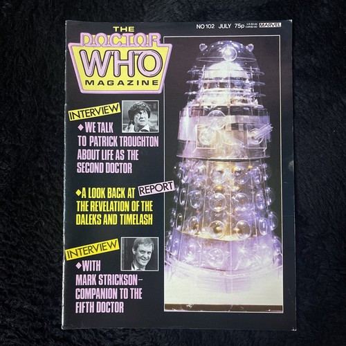 Doctor who magazine issue 102 - who,