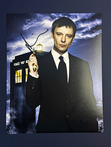 John simm signed doctor who - -,