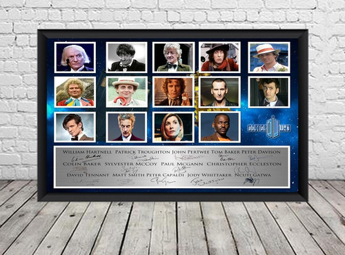 Doctor who signed photo print - photo,