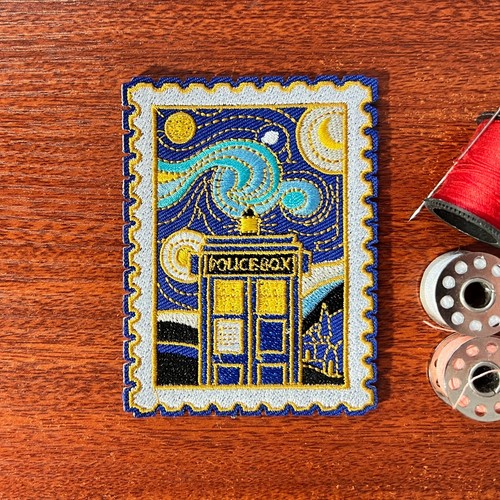 Toppa doctor who tardis nello - toppa,